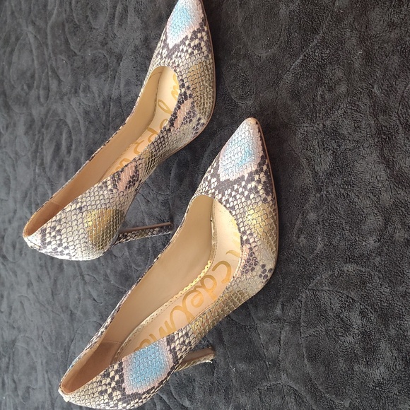 Sam Edelman Shoes - SAM EDELMAN WOMENS 5" SNAKE SKIN  HEELS 👠👠👠👠